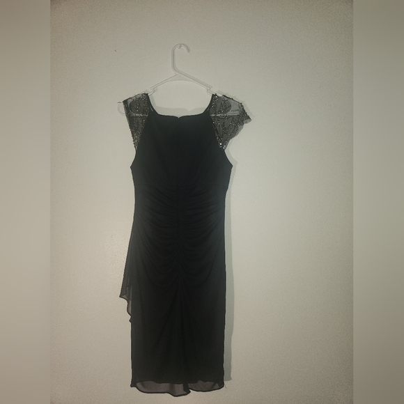 Women's Formal DJ - Jaz Navy Blue & Gold Sleeveless Dress Size 4 - Picture 5 of 6